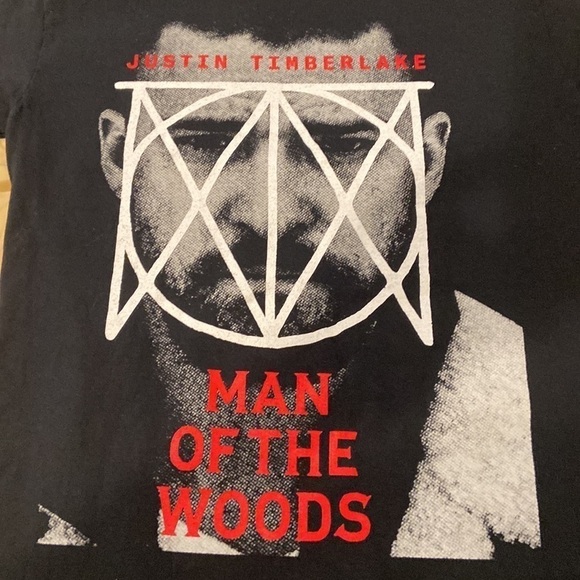 Men’s Justin Timberlake Man of the Woods tour 2018 T-shirt 2018 in size small - Picture 2 of 7